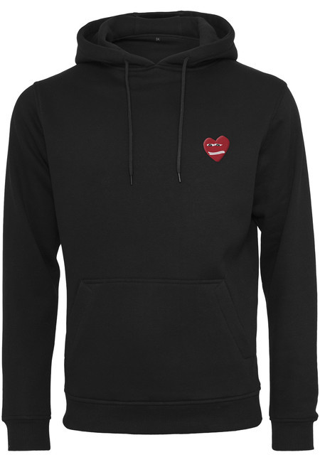 Mr. Tee Heart Hoody black - M