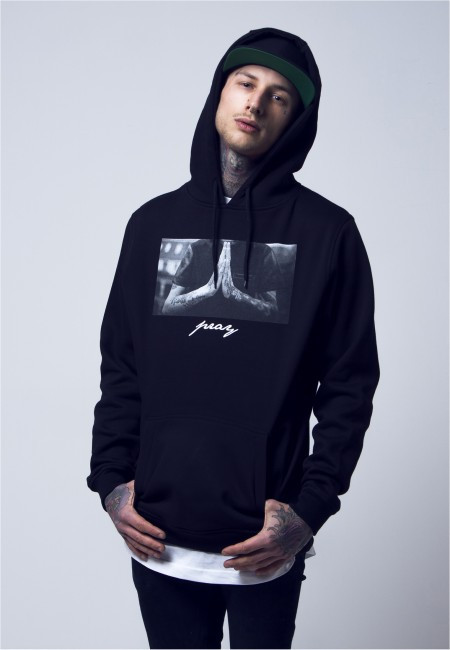 Mr. Tee Pray Hoody black - XS