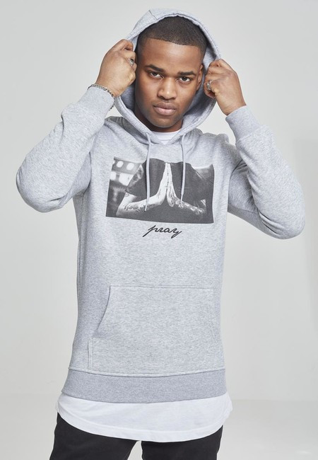 Mr. Tee Pray Hoody heather grey - XS