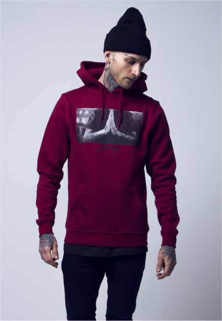 Mr. Tee Pray Hoody ruby - XS