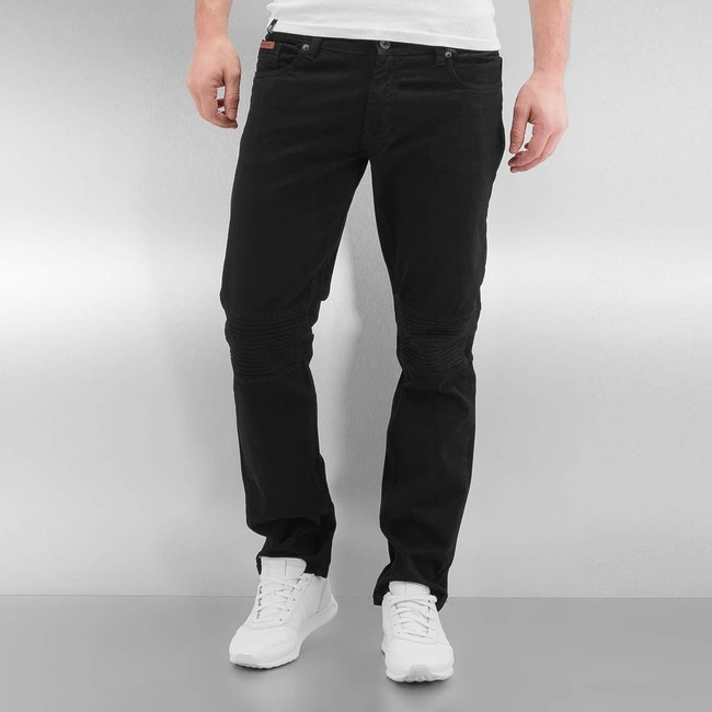 Rocawear / Straight Fit Jeans Quilted in black - 30