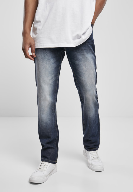 Southpole Streaky Basic Denim Regular Fit dk.sand blue - 32/32