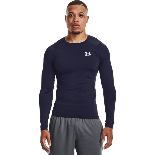 Under Armour UA HG Armour Comp LS-NVY - XS