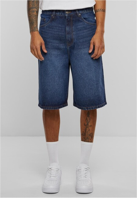 Urban Classics 90's Heavy Denim Shorts new dark blue washed - 30