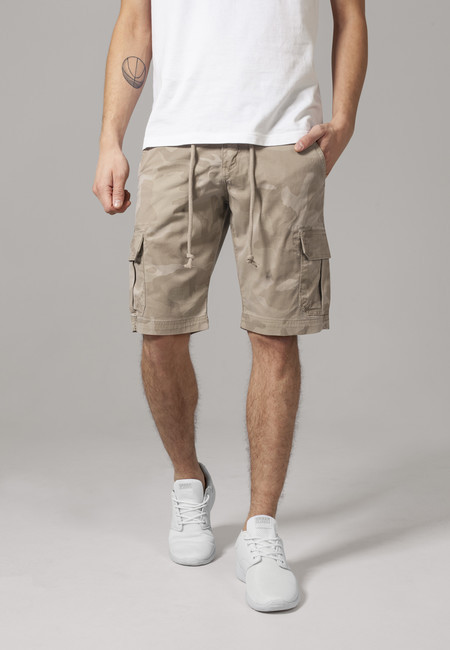 Urban Classics Camo Cargo Shorts sand camouflage - 30