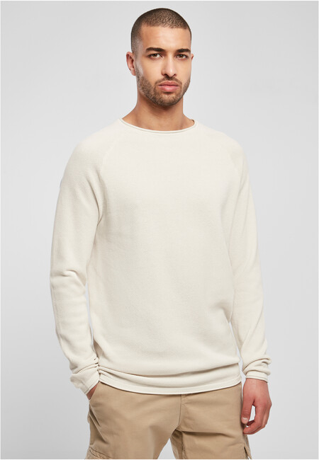 Urban Classics Knitted Raglan Longsleeve lightgrey - 3XL