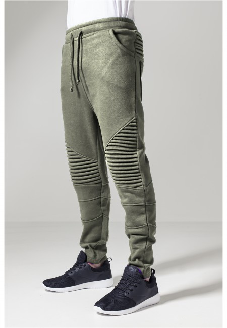 Urban Classics Pleat Sweatpants olive - L