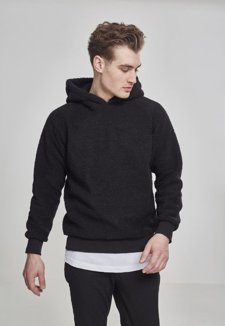 Urban Classics Sherpa Hoody black - S