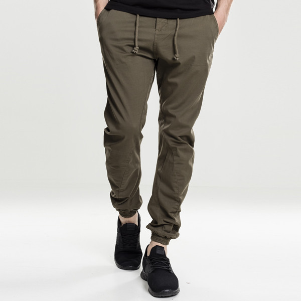 Urban Classics Stretch Jogging Pants olive - S