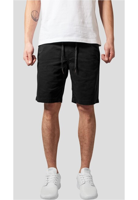 Urban Classics Stretch Twill Joggshorts navy - XL