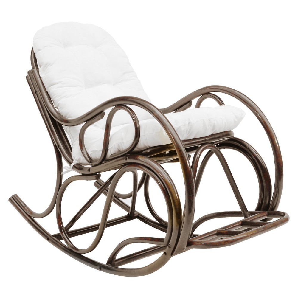 Agaton hojdacie kreslo tmavohnedá / béžová