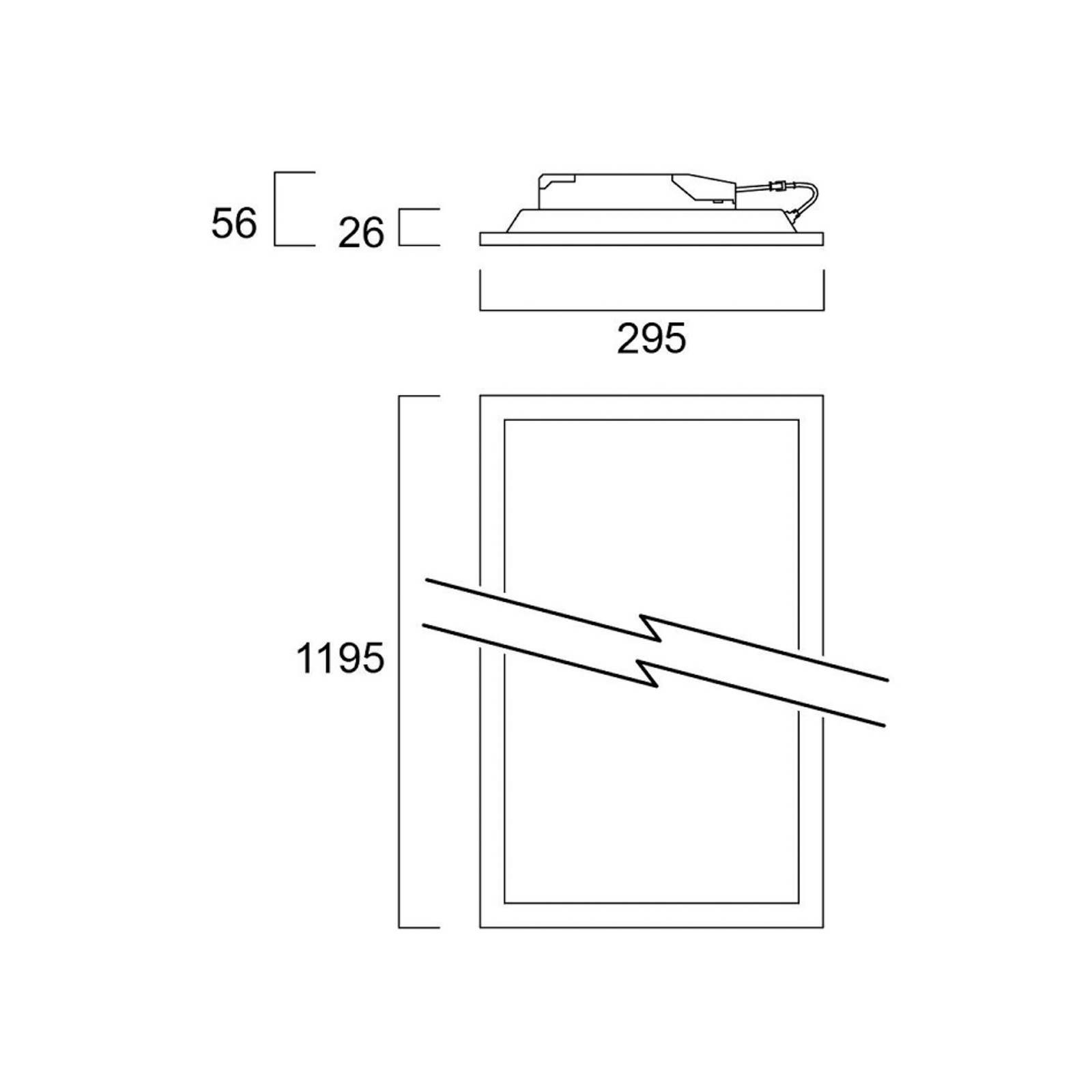 Sylvania LED panel Start, 120 x 30 cm, 840, DALI, 29 W