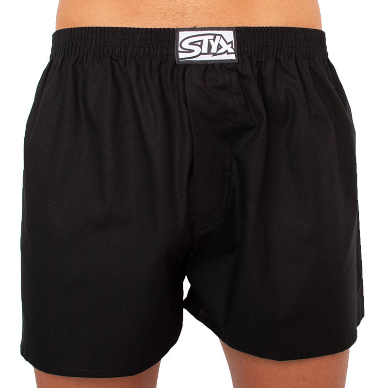 Men's briefs Styx classic rubber oversized black (E960)