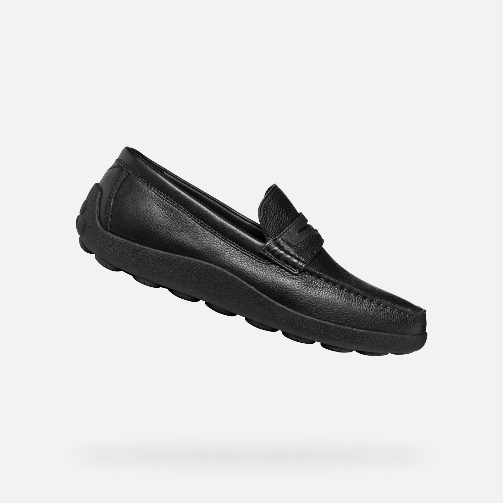 Black men's moccasins Geox Spherica EC14 - Men's