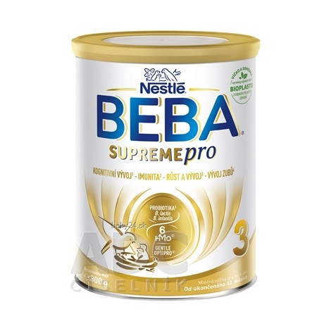 BEBA SUPREME 3 pro 6HM-O pre malé deti od ukončeného 12. mesiaca 6x800g