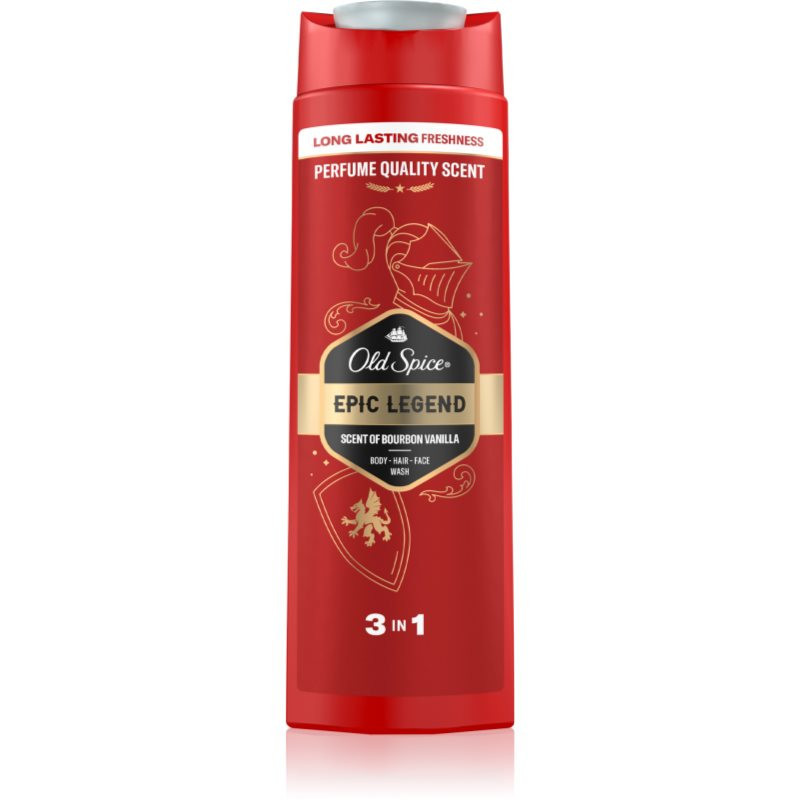 Old Spice Epic Legend sprchový gél na tvár, telo a vlasy pre mužov 400 ml