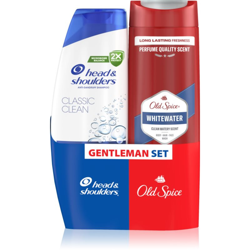 Head & Shoulders Classic Clean + Whitewater sada pre starostlivosť o vlasy a telo pre mužov