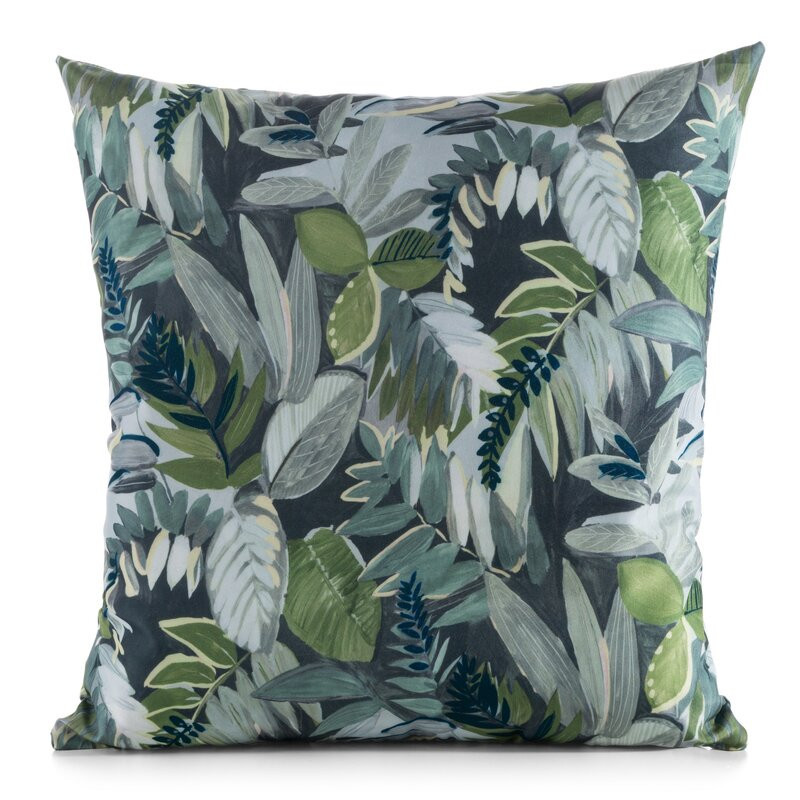 ArtFir Obliečka na vankúš GARDEN 37A | zelená/strieborná 45 x 45 cm