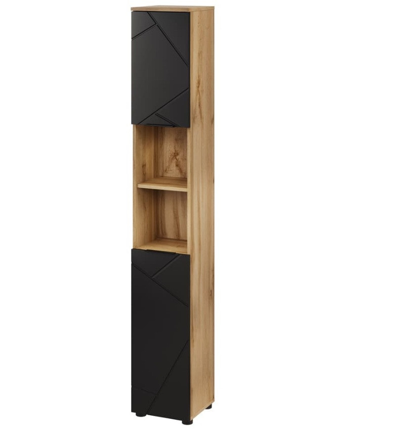 Szynaka Vysoká skrinka do kúpeľne MAZI BLACK 70