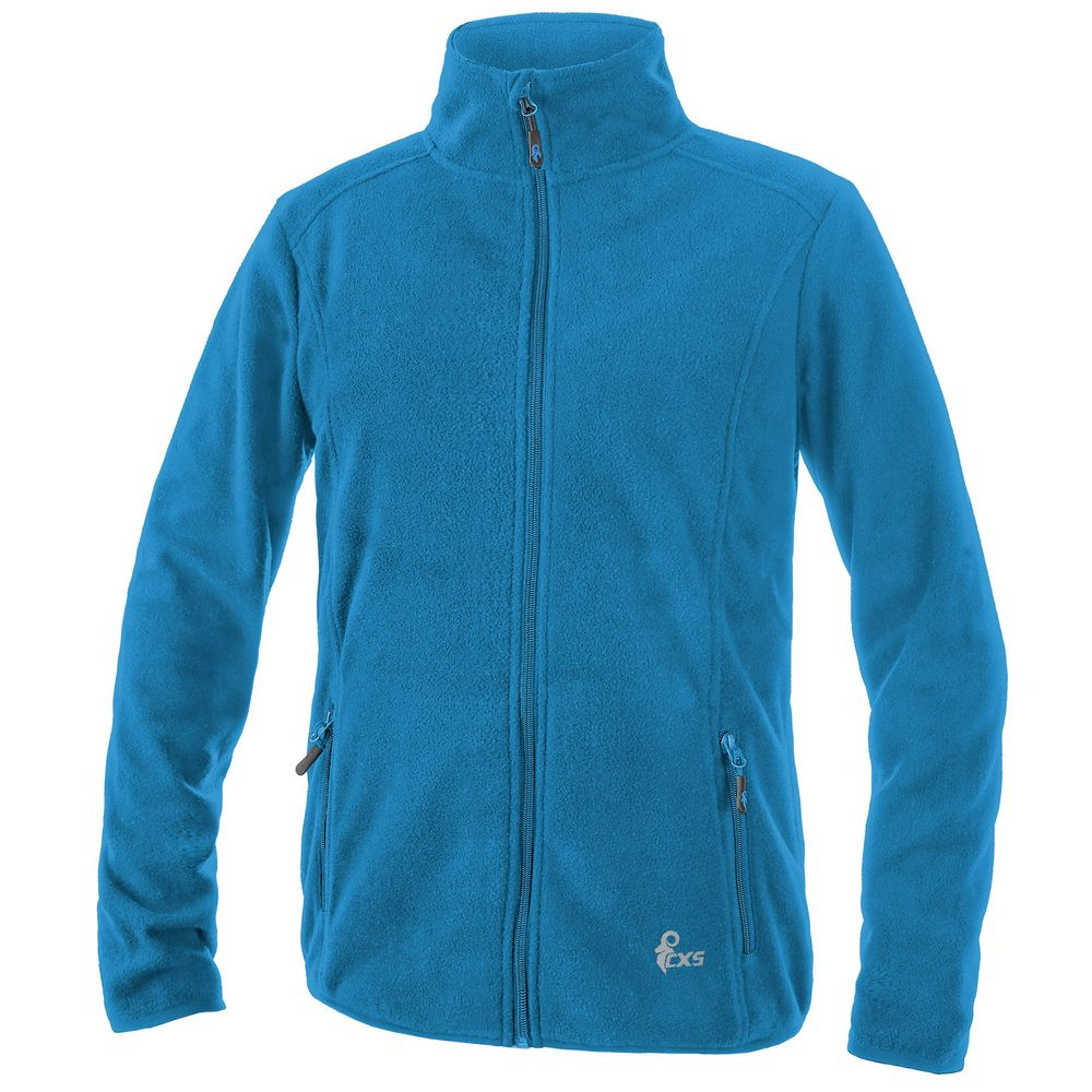 Canis (CXS) Detská fleecová mikina CXS GRANBY CHILD - Azúrovo modrá | 120 cm