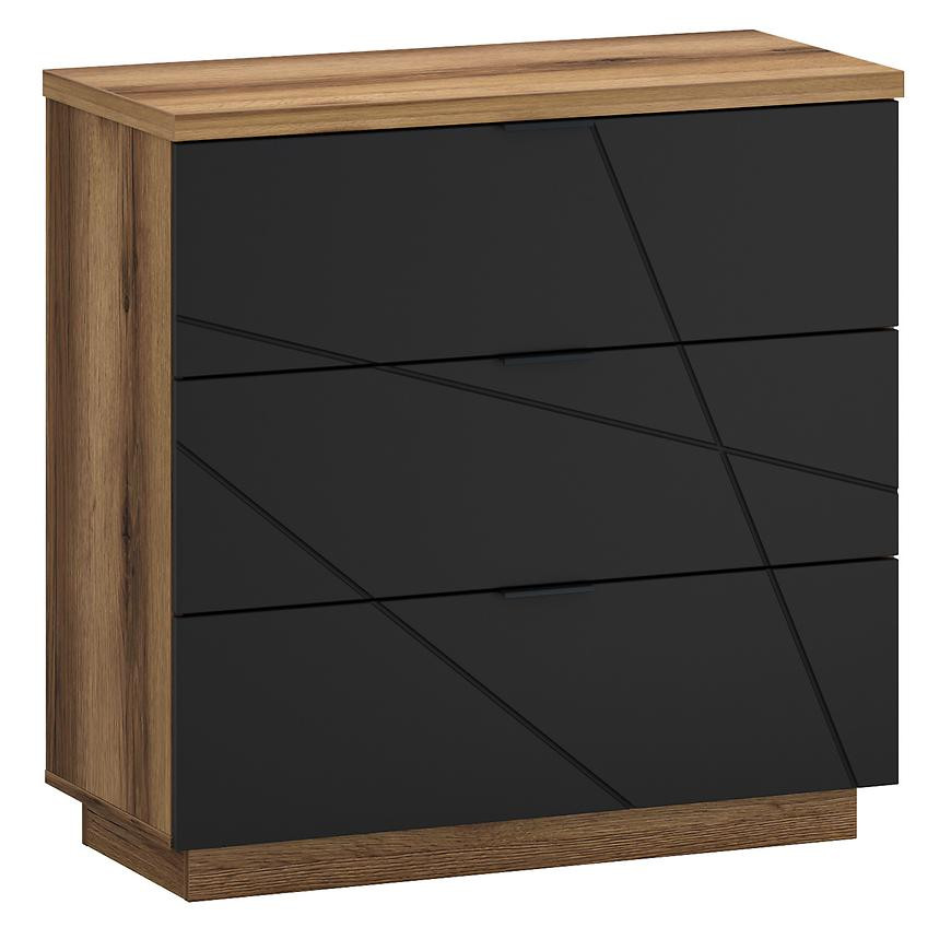 Komoda 3s Orient G Dub Delano/Čierna