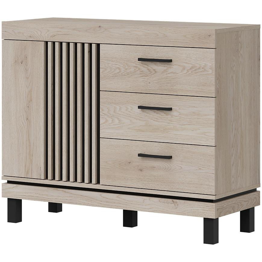 Komoda Mati Mi03 Dub Crem/Čierna