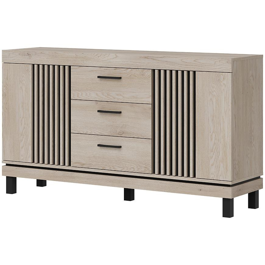 Komoda Mati Mi04 Dub Crem/Čierna