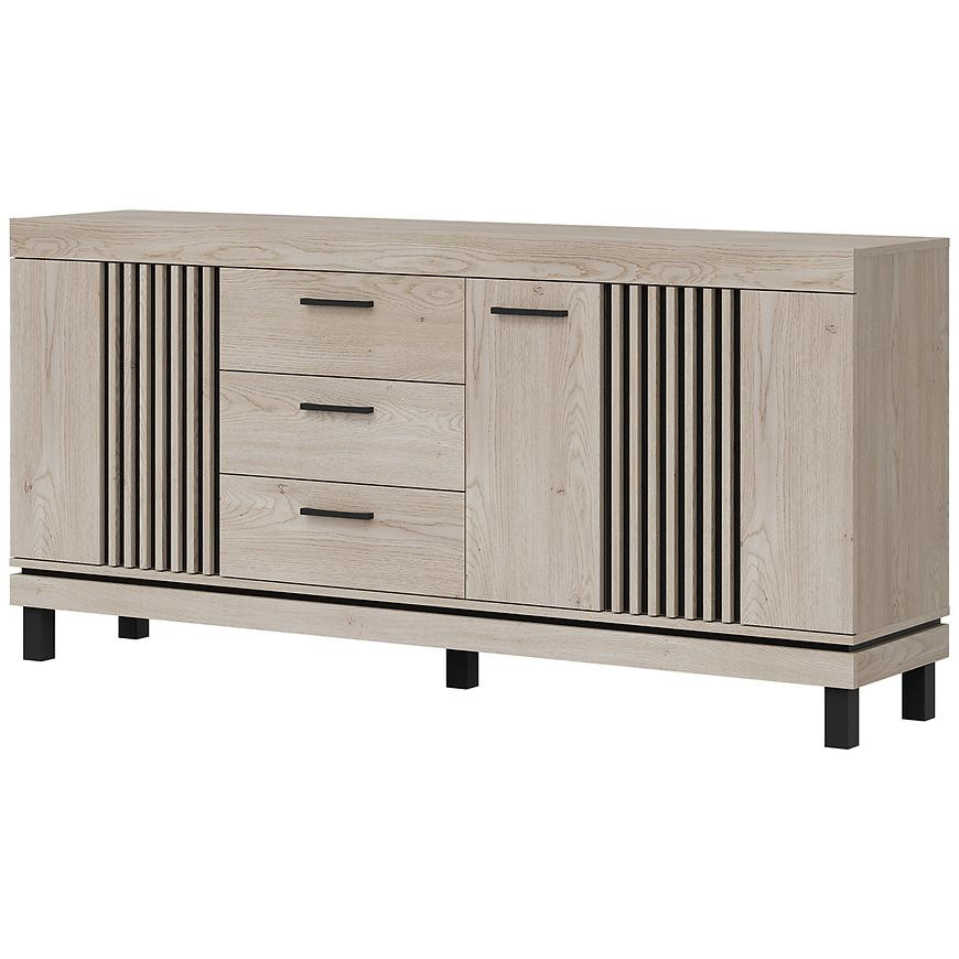 Komoda Mati Mi05 Dub Crem/Čierna