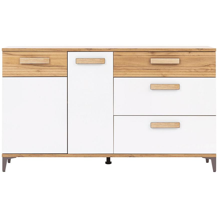 Komoda Snobi Sb04 Dub Craft/Alpská Biela