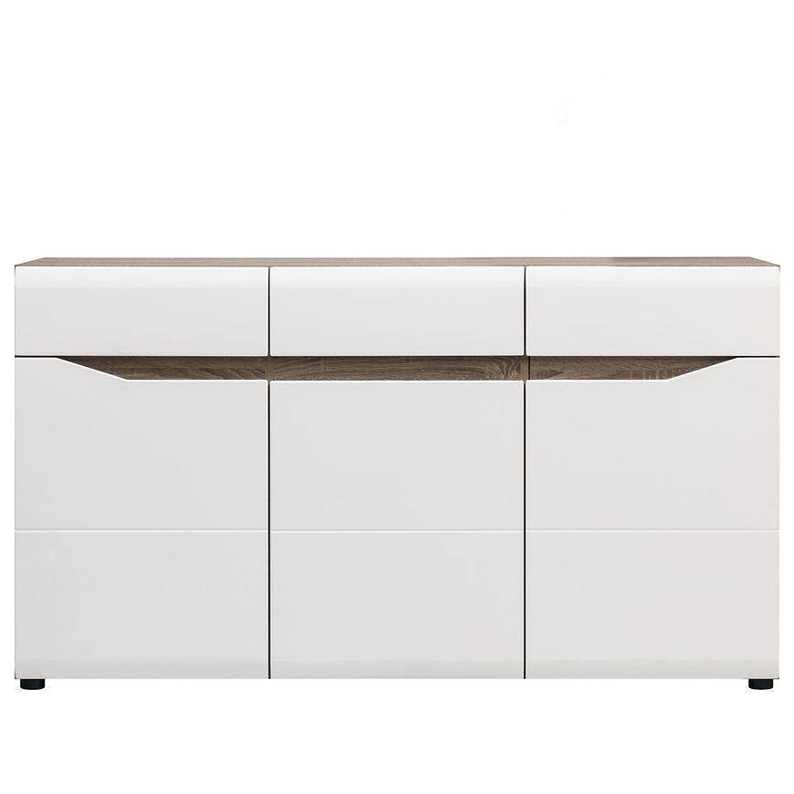 Komoda Lionel Li03 dub S./ biela