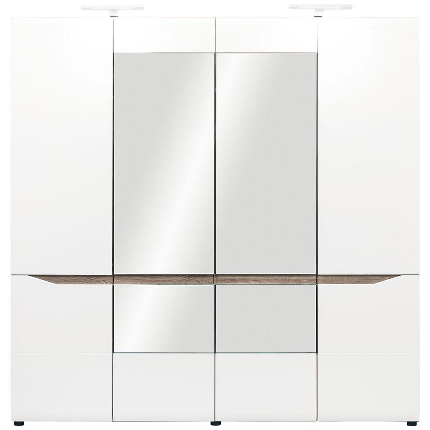 Skriňa  Lionel Li10 Dub S./ Biela