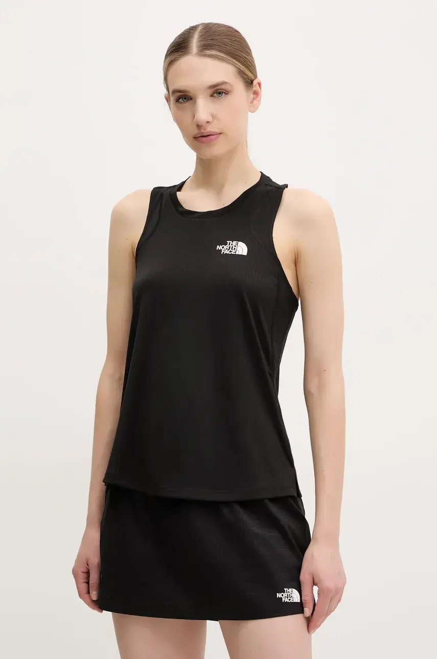 Športový top The North Face Lightbright dámsky, čierna farba, NF0A8BNUJK31