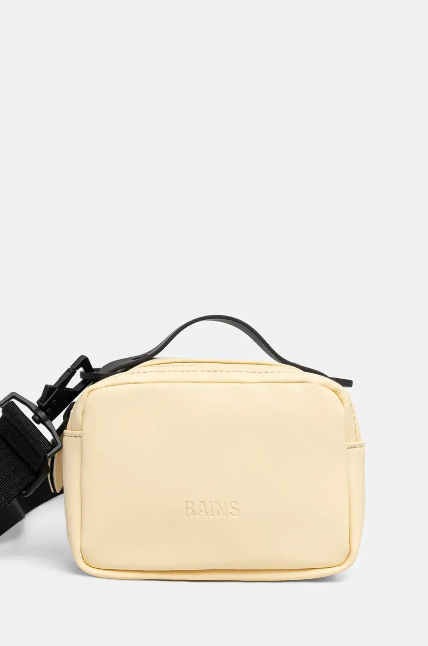 Malá taška Rains Box Bag Micro W3 žltá farba, 14120