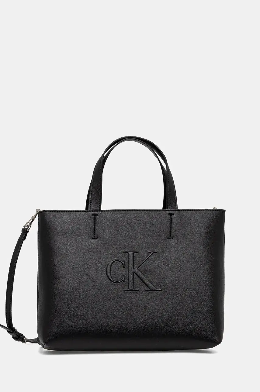 Kabelka Calvin Klein Jeans čierna farba, LV04K3111G