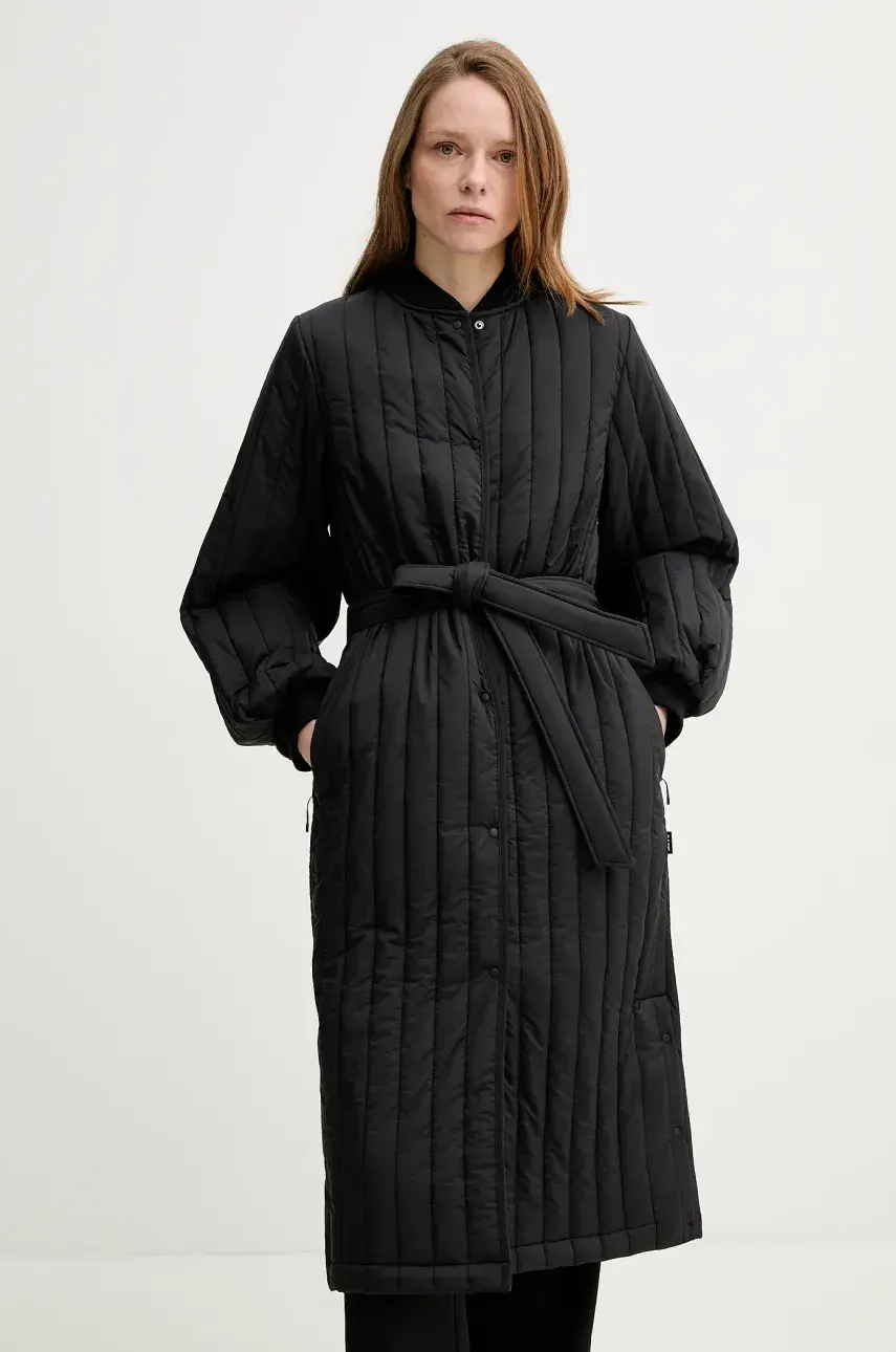 Bunda Rains Banja Liner W Coat T1 čierna farba, prechodná, 21870