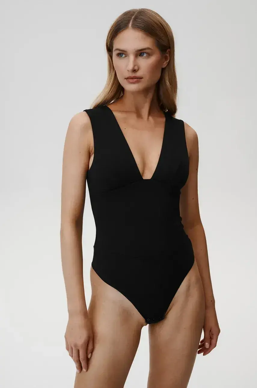 Body Undress Code Gemini Bodysuit dámske, čierna farba, jednofarebné, 850