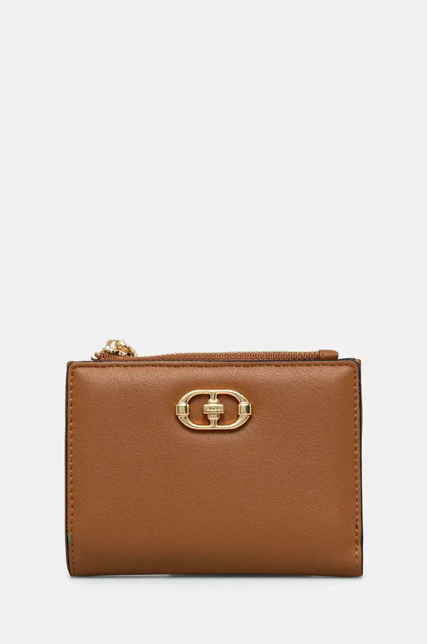 Peňaženka Aldo ELOBRENDRA dámska, hnedá farba, 13933998