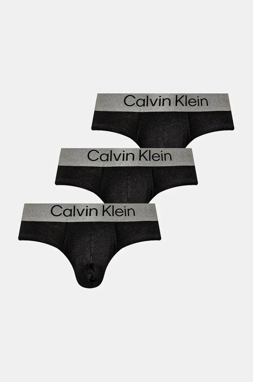 Calvin Klein Underwear slipy 3-pak čierna farba LV00NB4122