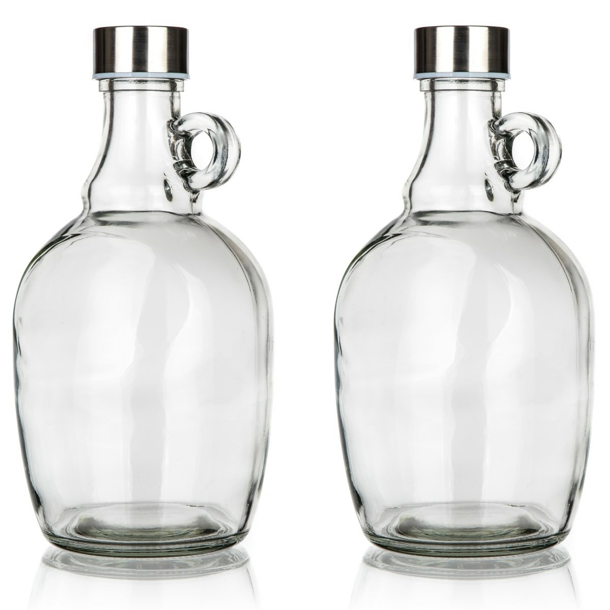 Banquet Súprava sklenených demižónov s viečkom Declan 2 ks, 1,1 l