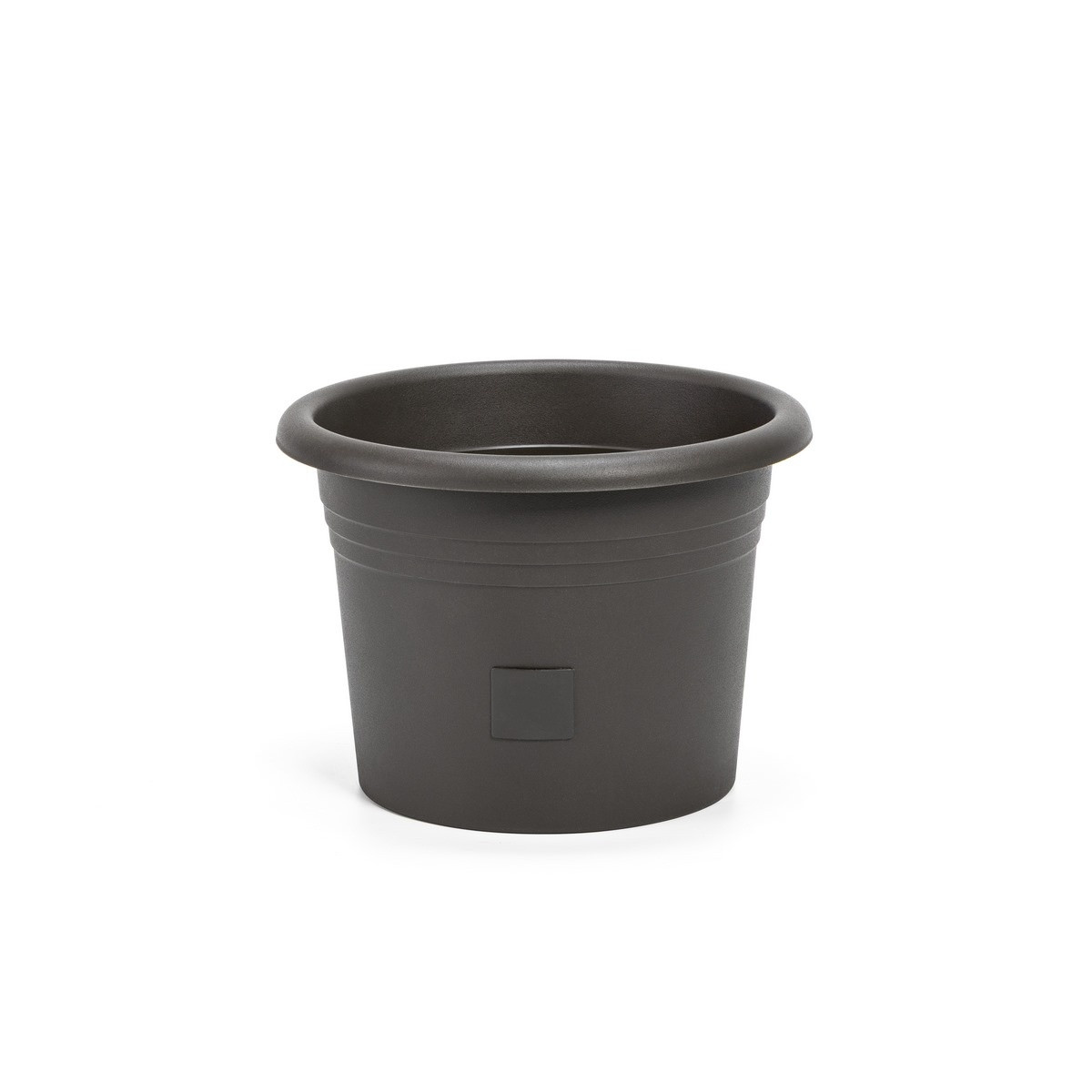 Plastia Samozavlažovací kvetináč Narza pr. 30 cm, antracit, pr. 30 cm