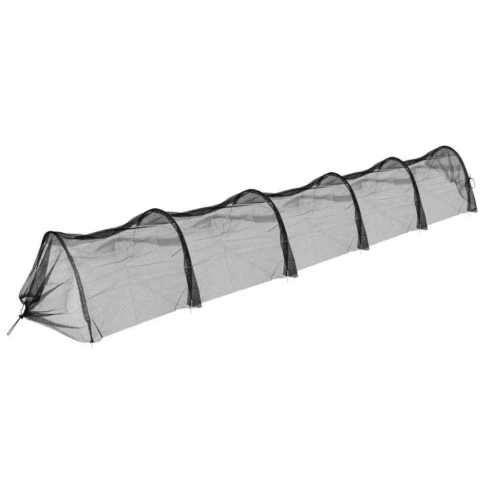 Ochranný tunel, sieťovina, čierna, 300x45 cm, MORETO TYP 1
