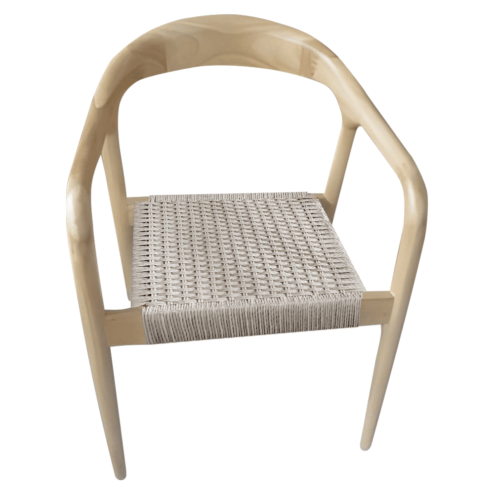 Stolička, masívne drevo, prírodná, SAVILA