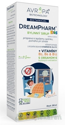 AVROPA DreamPharm KIDS bylinný sirup 200ml