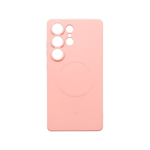 mobilNET silikónové puzdro Samsung Galaxy S25 Ultra, ružové (MagFiber)