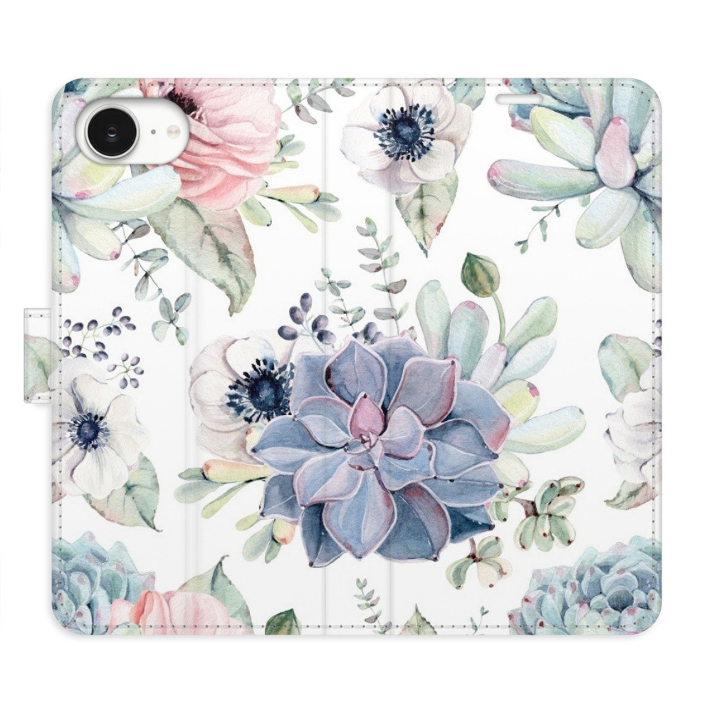 Flipové puzdro iSaprio - Succulents - iPhone 16e