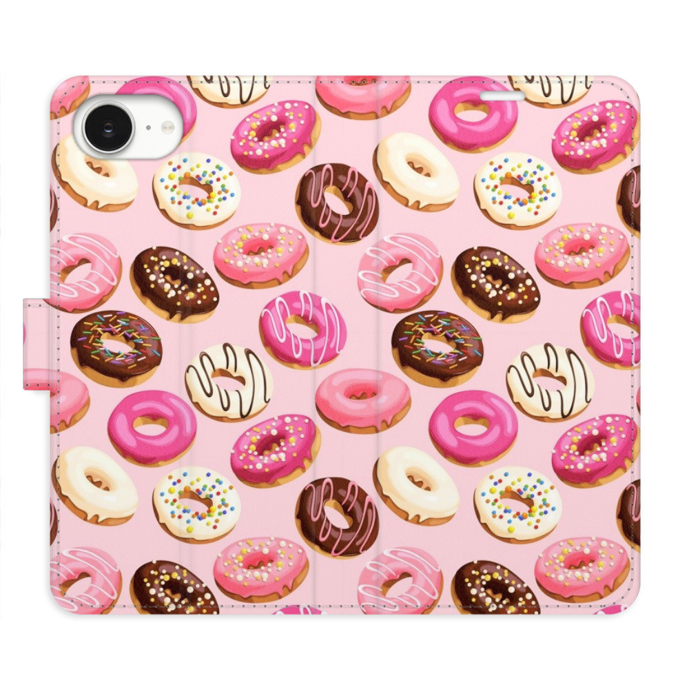 Flipové puzdro iSaprio - Donuts Pattern 03 - iPhone 16e