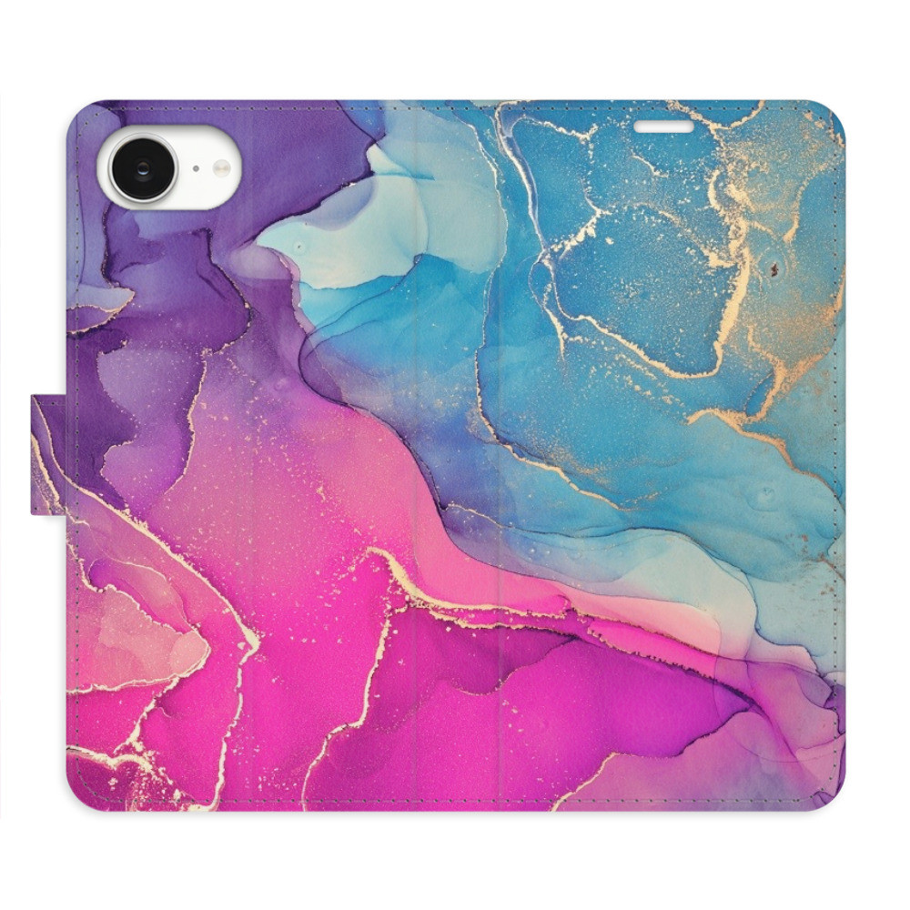 Flipové puzdro iSaprio - Colour Marble 02 - iPhone 16e