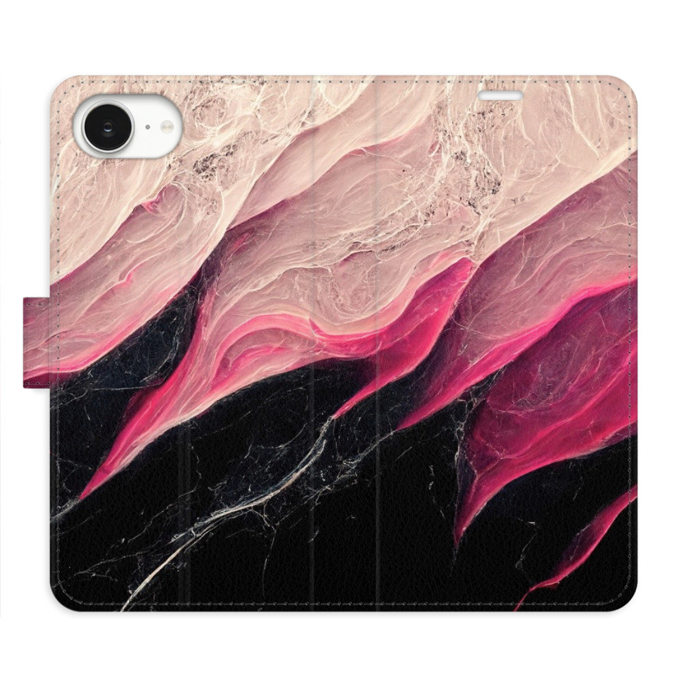 Flipové puzdro iSaprio - BlackPink Marble - iPhone 16e