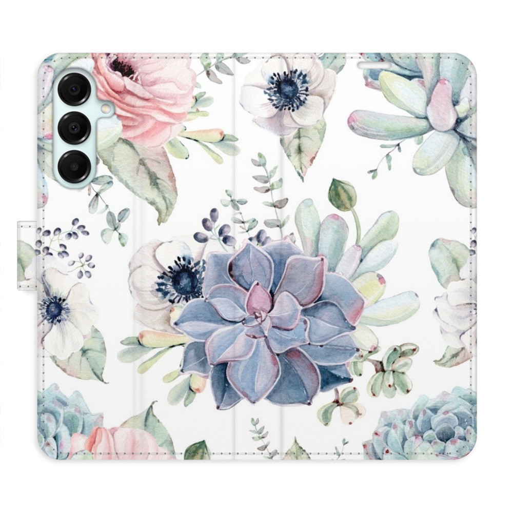 Flipové puzdro iSaprio - Succulents - Samsung Galaxy A16 5G