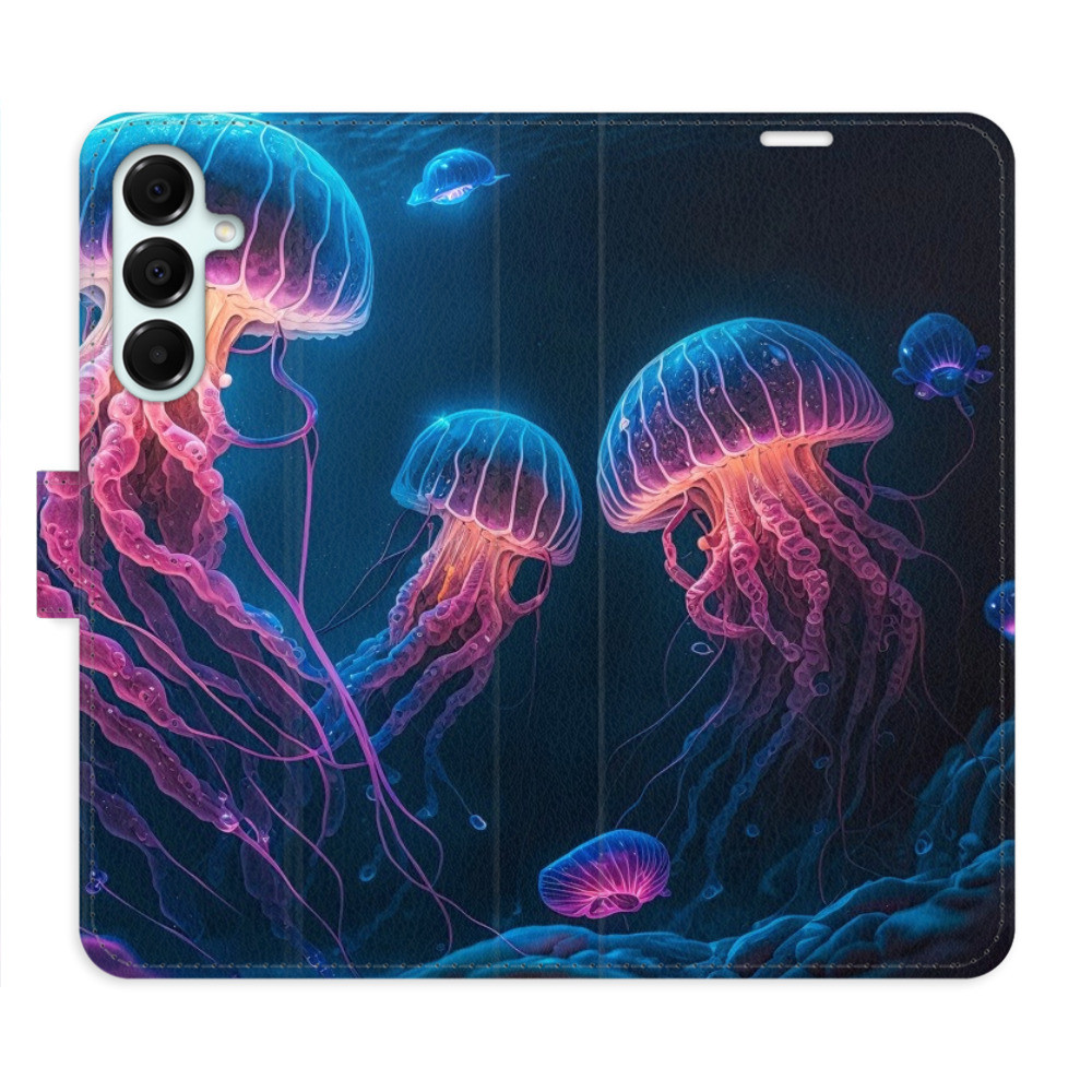 Flipové puzdro iSaprio - Jellyfish - Samsung Galaxy A16 5G